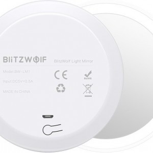 Blitzwolf BW-LM1 Újratölthető tükrös LED lámpa
