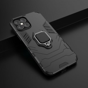 iPhone 12 Pro MAX Armor Ring mágneses tok fekete