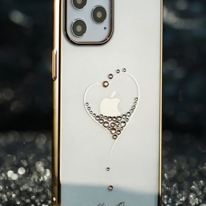 Kingxbar Wish Series tok Swarovski kristállyal iPhone 12 mini arany