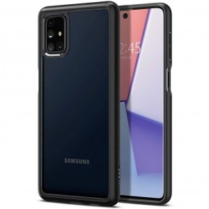 Spigen Ultra Hybrid tok Samsung M51 Matt Fekete (ACS01458)