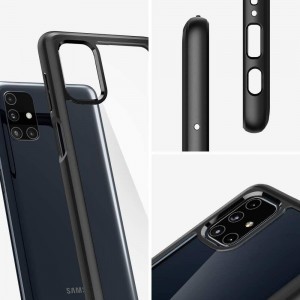 Spigen Ultra Hybrid tok Samsung M51 Matt Fekete (ACS01458)