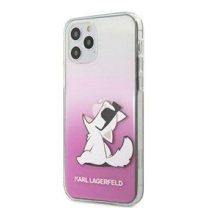 iPhone 12/ 12 Pro Karl Lagerfeld KLHCP12MCFNRCPI Choupette Fun pink