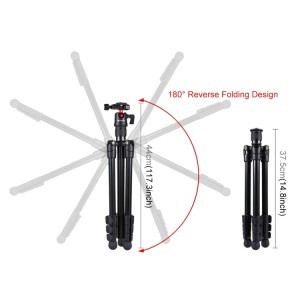 PULUZ fényképező állvány, tripod gömbfejjel 130cm-3
