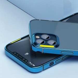Baseus Shining flexibilis gél tok iPhone 12 Pro MAX Moonlight Silver (ARAPIPH67N-MD0S)