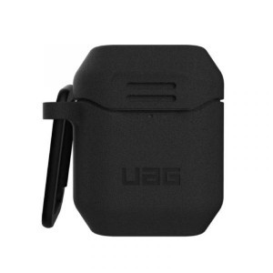 UAG Standard Issue Apple Airpods 1/2 fokozott védelmet nyújtó ütésálló szilikon tok fekete