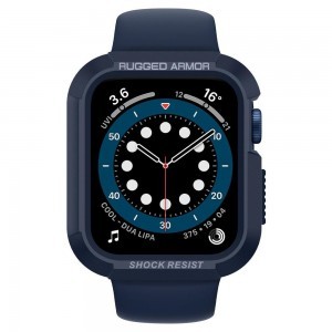 Spigen Rugged Armor Apple Watch tok 4/5/6/SE (44mm) sötétkék (ACS02224)