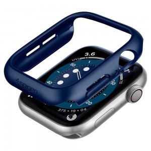 Spigen Thin Fit Apple Watch tok 4/5/6/SE (40MM) Metallic Blue (ACS02226)