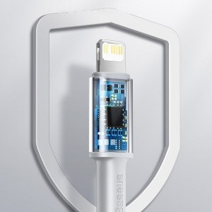 Baseus USB Type-C - Lightning kábel PD 20W 2m fehér (CATLGD-A02)