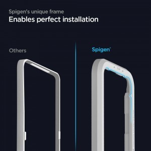 Spigen Alm Glass Fc 2x iPhone 12 Pro Max üvegfólia fekete (AGL01792)