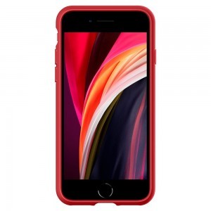 iPhone 7/8/ SE 2020/ SE 2022 Spigen Thin Fit ultravékony tok piros (ACS01340)