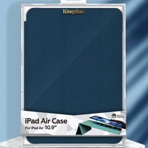 Kingxbar Business Series mágneses kitámasztható tok iPad Air 2020 narancssárga