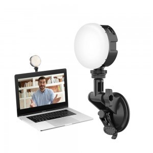 ULANZI VIJIM VL69-KIT LED lámpa, világítás vlogoláshoz tapadókoronggal, beépített akkumulátorral-1