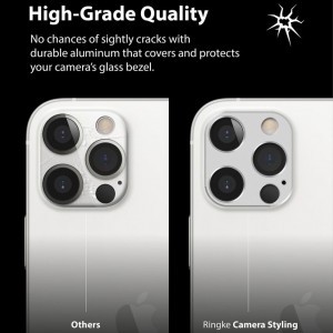 Ringke hátlapi kameralencse védő keret iPhone 12 Pro kék (ACCS0013)