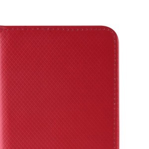 Samsung S21 Plus Mágneses fliptok piros