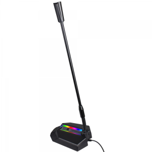 HXSJ TSP202 USB gamer mikrofon RGB világítással-1