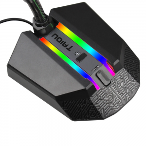 HXSJ TSP202 USB gamer mikrofon RGB világítással-2