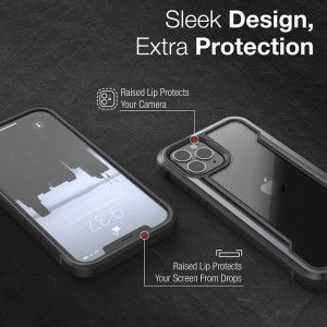X-Doria Raptic Shield iPhone 12 Pro Max alumínium tok kék