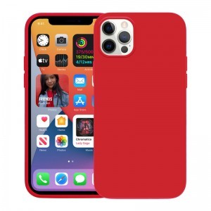 Crong Color rugalmas tok iPhone 12 Pro Max piros