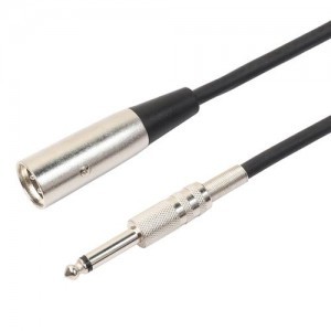 XLR apa - 1/4 (6.35mm) jack mikrofonkábel 5m-2