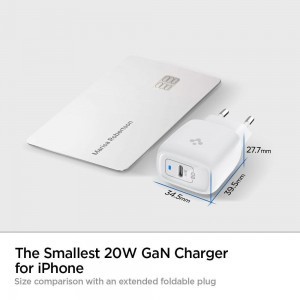 SPIGEN PE2009EU POWERARC HÁLÓZATI TÖLTŐ ADAPTER PD20W/3A FEHÉR-6