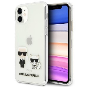Karl Lagerfeld KLHCN61CKTR Karl Choupette tok iPhone 11 átlátszó