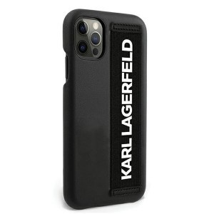 Karl Lagerfeld KLHCP12LSTKLBK keménytok iPhone 12 Pro MAX fekete