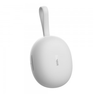 Baseus TWS Encok W05 vízálló bluetooth 5.0 mini fülhallgató fehér (NGW05-02)