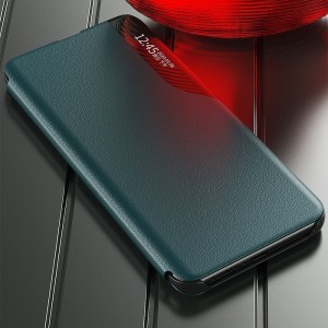 Eco Leather View Case intelligens fliptok Xiaomi Poco M3 piros