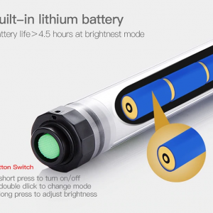 LUXCEO P120 RGB LED lámpa, fénycső beépített akkumulátorral, távirányítóval (iOS/Android)-2