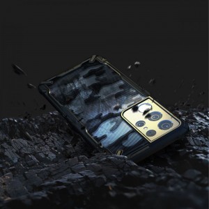 Samsung S21 Ultra Ringke Fusion X tok terepmintás fekete (XDSG0046)
