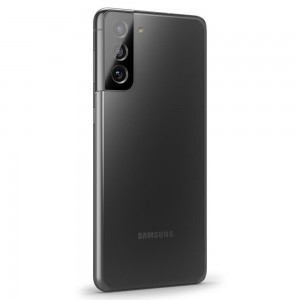 Samsung S21+ Plus fekete kameralencsevédő 9H üveg Spigen Optik.TR 2x (AGL02734)