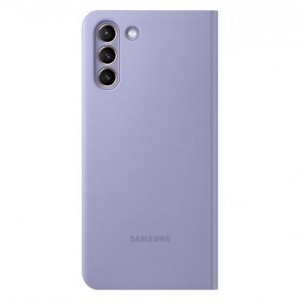 Samsung S21+ Plus Samsung LED View fliptok LED fény kijelzéssel lila (EF-NG996PVEGEE)