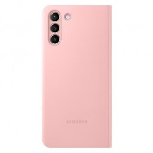 Samsung S21+ Plus Samsung LED View fliptok LED fény kijelzéssel rózsaszín (EF-NG996PPEGEE)