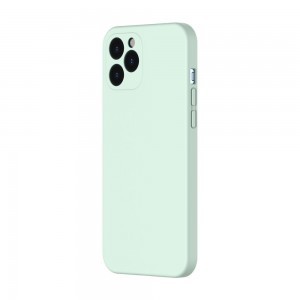iPhone 12 Pro Max Baseus Liquid Silica Gel tok menta zöld (WIAPIPH67N-YT6B)
