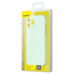 iPhone 12 Pro Max Baseus Liquid Silica Gel tok menta zöld (WIAPIPH67N-YT6B)