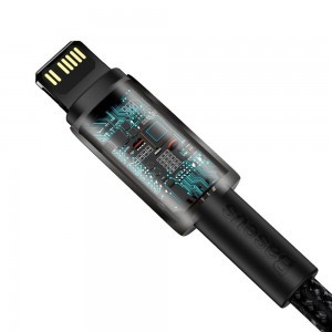 Baseus USB Type-C - Lightning kábel PD 20W 1m fekete (CATLWJ-01)