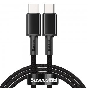 Baseus USB Type C - USB Type C kábel Power Delivery Quick Charge 100W 5A 2m fekete (CATGD-A01)