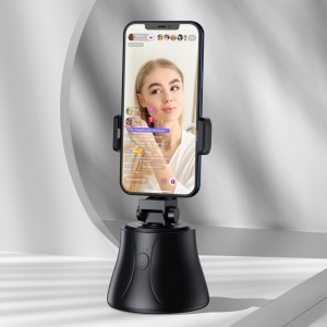 Baseus 360 forgatható fotós gimbal tripod telefontartó arckövető stabilizátorral YouTube TikTok fekete (SUYT-B01)