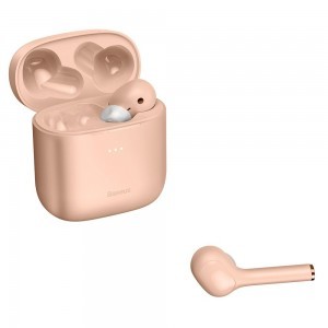 Baseus Encok TWS vezeték nélküli bluetooth fülhallgató W06 pink