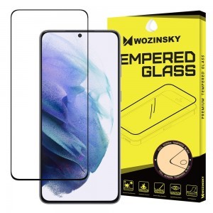 Samsung Galaxy S21+ Plus Wozinsky Super Tough kijelzővédő üvegfólia fekete