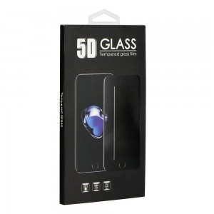 5D Full Glue kijelzővédő üvegfólia Samsung S21 Ultra fekete