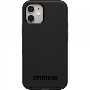 iPhone 12 mini OtterBox Symmetry Plus (MagSafe) tok fekete