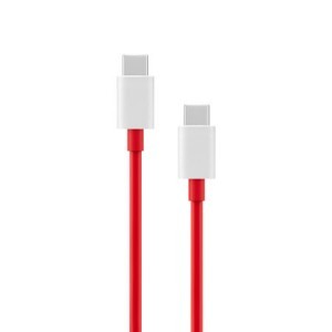 OnePlus Warp kábel USB Type-C - Type-C 1m piros 