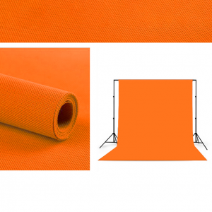 Műanyag fotóháttér 1,6x5m - Narancssárga-0