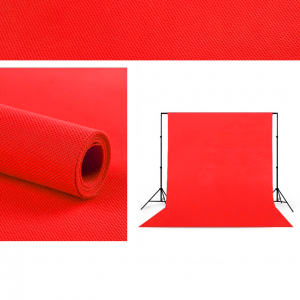 Műanyag fotóháttér 1,6x5m - Piros-0