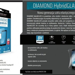 iPhone 7 / 8 /SE 2020 / SE 2022 MyScreen Diamond kijelzővédő hybrid üvegfólia