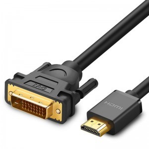 Ugreen HDMI - DVI kábel 4K 60Hz 30AWG 1m fekete (30116)