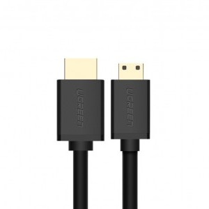 Ugreen HDMI - mini HDMI kábel 19 pin 2.0v 4K 60Hz 30AWG 1,5m fekete (11167)