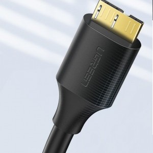 Ugreen USB 3.2 Gen 1 - micro Type B SuperSpeed kábel 0.5m fekete (US130 10840)