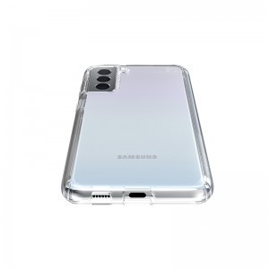 Samsung Galaxy S21+ Plus Speck Presidio Perfect-Clear tok Microban bevonattal áttetsző